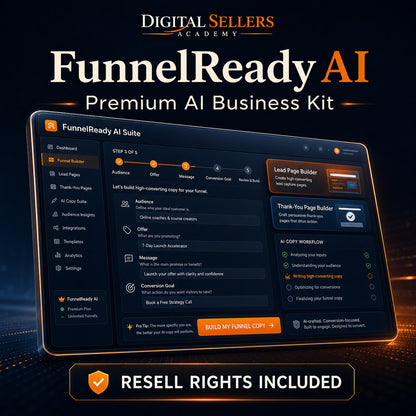 FunnelReady AI & Business Kit with Resell Rights