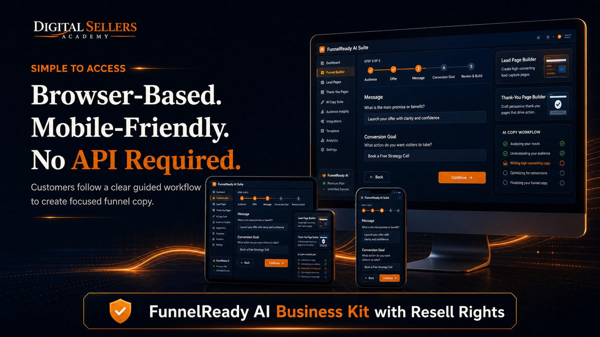 FunnelReady AI & Business Kit with Resell Rights