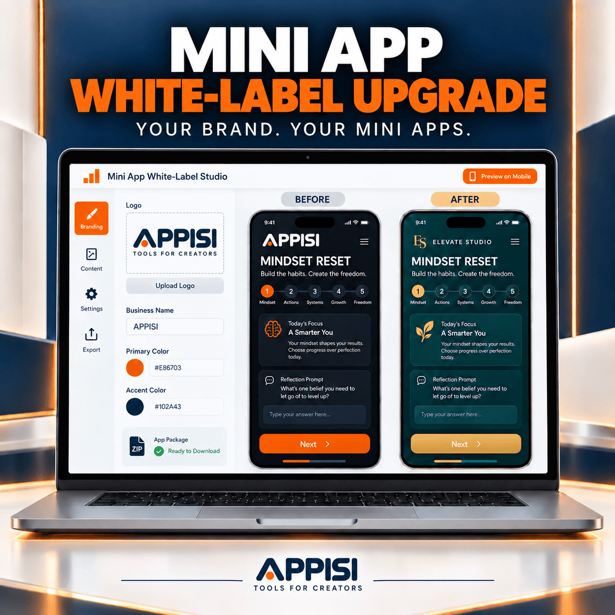 White Label Upgrade to Rebrand Your Mini-Apps – APPISI™